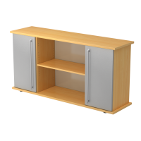 Sideboard 2 Türen 166cm RE Buche/Si gallery