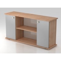 Sideboard SB2T SG Nussb./silber