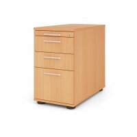 HAMMERBACHER Solid Standcontainer buche 4...