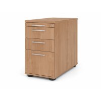 HAMMERBACHER Solid Standcontainer nussbaum 4...