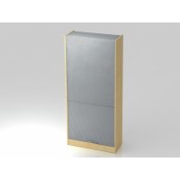 Rollladenschrank vert.90cm,5OH BM Ahorn/ gallery