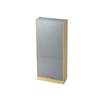 Rollladenschrank vert.90cm,5OH CE Ahorn/ gallery