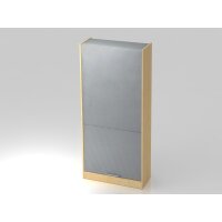 Rollladenschrank vert.90cm,5OH RE Ahorn/ gallery