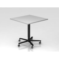 Säulentisch ST88 grau/schwarz