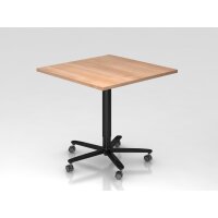 S&auml;ulentisch ST88 Nussbaum/schwarz