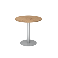 Besprechungstisch 80cm rund Asteiche/Sil gallery