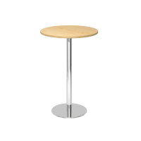 Stehtisch 80cm rund Ahorn/Chrom