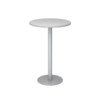 Stehtisch 80cm rund Grau/Silber