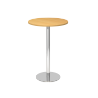 Stehtisch 80cm rund Buche/Chrom