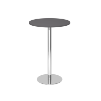 Stehtisch 80cm rund Graphit/Chrom gallery