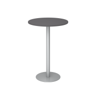 Stehtisch 80cm rund Graphit/Silber gallery