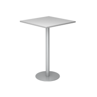 Stehtisch 80x80cm Grau/Silber gallery