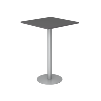 Stehtisch 80x80cm Graphit/Silber