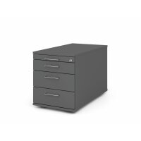 Rollcontainer 80cm,3Schub,Schloss BS Gra gallery