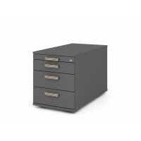 Rollcontainer 80cm,3Schub,Schloss SG Gra gallery