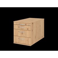 Rollcontainer 80cm,3Schub,Schloss BM Asteiche