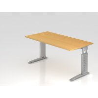 Schreibtisch C-Fuß 160x80cm Buche/ gallery