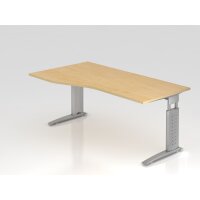 Schreibtisch C-Fuß 180x100/80cm Ah gallery