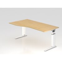 Schreibtisch C-Fuß 180x100/80cm Ah gallery