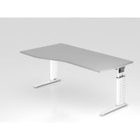 Schreibtisch C-Fuß 180x100/80cm Gr gallery