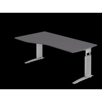 Schreibtisch C-Fuß 180x100/80cm