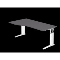 Schreibtisch C-Fuß 180x100/80cm