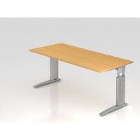 Schreibtisch C-Fuß 180x80cm Buche/ gallery