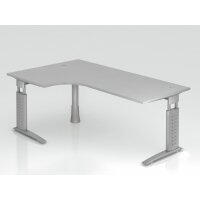 Winkeltisch C-Fuß 200x120cm 90&deg gallery