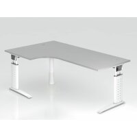 Winkeltisch C-Fuß 200x120cm 90&deg gallery