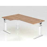 Winkeltisch C-Fuß 200x120cm 90&deg gallery