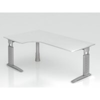 Winkeltisch C-Fuß 200x120cm 90&deg gallery