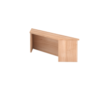 Thekenaufsatz 113cm, 1OH Nussbaum
