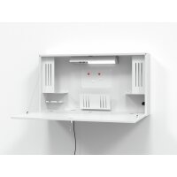 Wandschreibtisch 120cm, Weiß/Wei&s gallery
