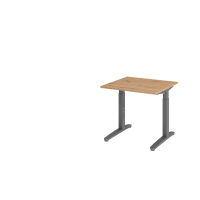 Schreibtisch C-Fuß 80x80cm