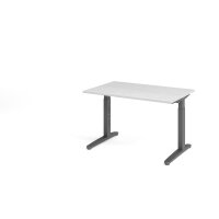 Schreibtisch C-Fuß 120x80cm Ahorn/ gallery