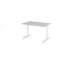 Schreibtisch C-Fuß 120x80cm Grau/W gallery