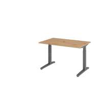 Schreibtisch C-Fuß 120x80cm