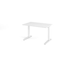 Schreibtisch C-Fuß 120x80cm Wei&sz gallery