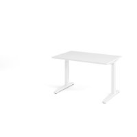 Schreibtisch C-Fuß 120x80cm Wei&sz gallery
