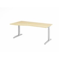 Schreibtisch C-Fuß 180x100/80cm Ah gallery