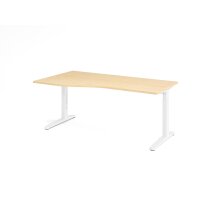Schreibtisch C-Fuß 180x100/80cm Ah gallery