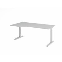 Schreibtisch C-Fuß 180x100/80cm Gr gallery