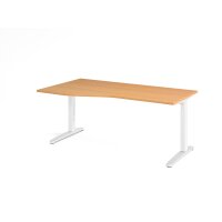 Schreibtisch C-Fuß 180x100/80cm Bu gallery