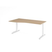 Schreibtisch C-Fuß 180x100/80cm Ei gallery