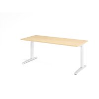 Schreibtisch C-Fuß 180x80cm Ahorn/ gallery