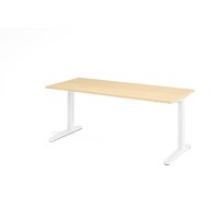 Schreibtisch C-Fuß 180x80cm Ahorn/ gallery