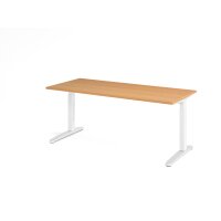 Schreibtisch C-Fuß 180x80cm Buche/ gallery