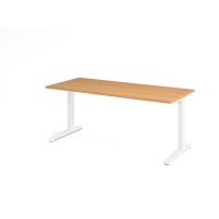 Schreibtisch C-Fuß 180x80cm Buche/ gallery