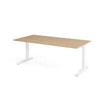 Schreibtisch C-Fuß 200x100cm Eiche gallery