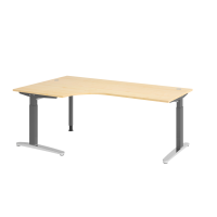Schreibtisch C-Fuß 200x120cm 90&de gallery